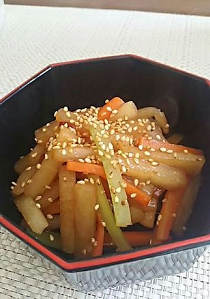 お酒のつまみ 大根きんぴら-レシピのメイン写真