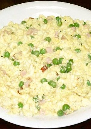 豌豆炒豆腐｜グリンピース入り炒り豆腐-レシピのメイン写真