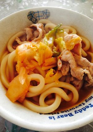 キムチうどん-レシピのメイン写真