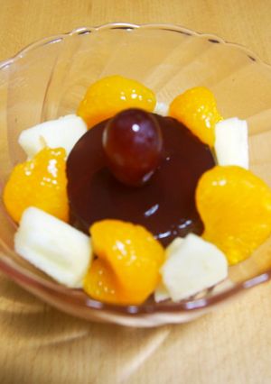 葡萄ゼリーの果物バイキング★-レシピのメイン写真