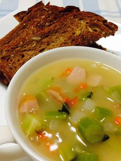 ブロッコリーの茎と残り野菜でエコシチュー-レシピのメイン写真