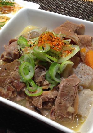 低糖質　コトコト　牛モツ柔らか煮込み-レシピのメイン写真