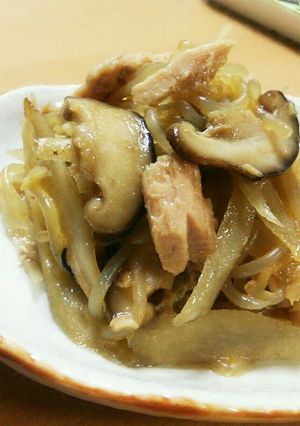 ツナ＆ごぼう＆白滝の煮物-レシピのメイン写真