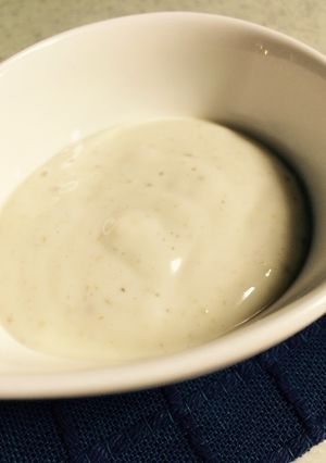 ノンオイルゴマわさびお豆腐ディップ-レシピのメイン写真