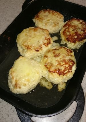 チーズで濃厚！鶏むね肉のつくねバーグ♪-レシピのメイン写真