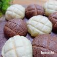 食パン生地で♡メロンパン♡おいしいぞ