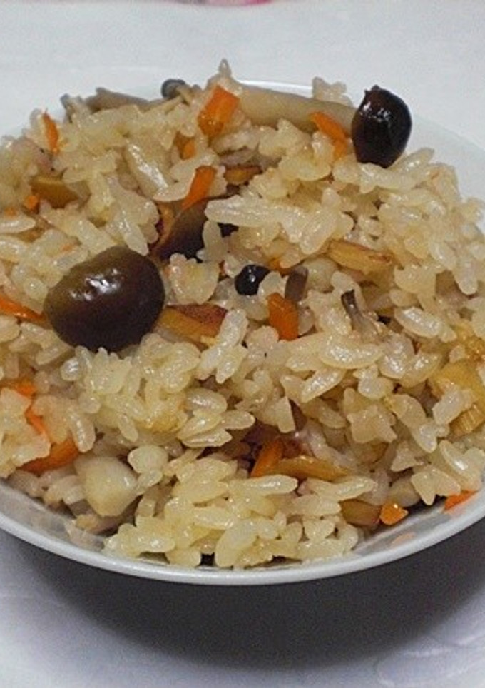 焼あたりめととしめじの炊き込みご飯-レシピのメイン写真