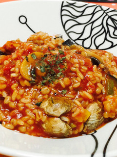 野菜とあさりのトマトリゾット-レシピのメイン写真