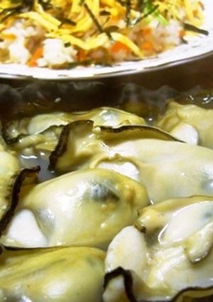 ぷりっぷり!牡蠣の昆布旨み焼き-レシピのメイン写真