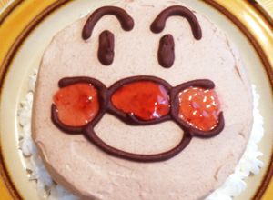 2歳バースデーケーキ☆アンパンマン☆簡単-レシピのメイン写真