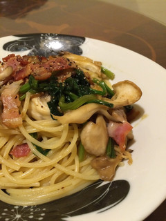 ほうれん草ときのこのパスタ-レシピのメイン写真