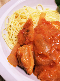 チキンの豆乳トマトクリーム煮-レシピのメイン写真