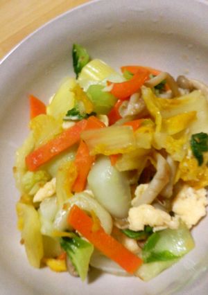 卵と野菜のピリカラ炒め-レシピのメイン写真