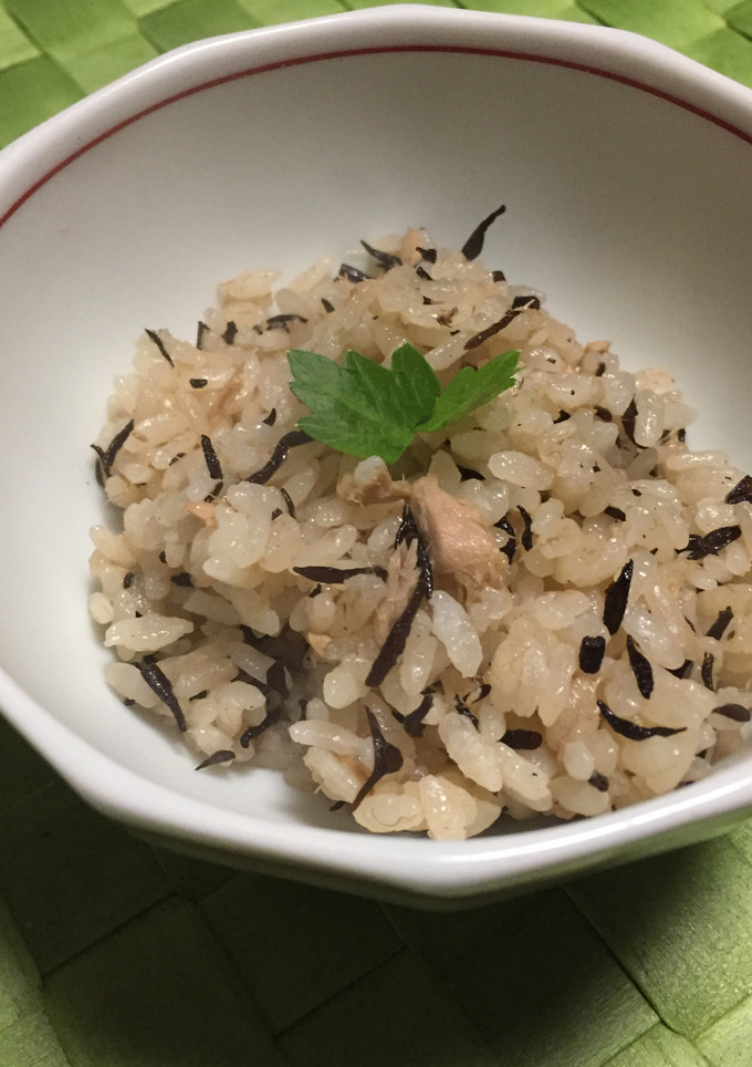 ひじきとツナの炊き込みご飯-レシピのメイン写真