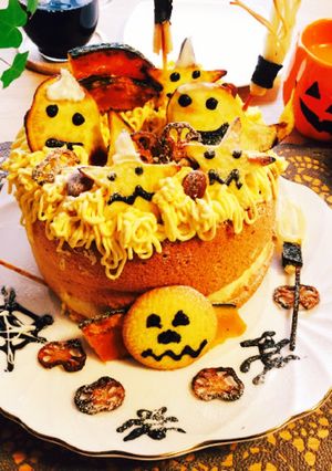 パンプキンシフォンケーキ-レシピのメイン写真