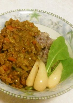 大豆のお肉とたっぷりきのこのドライカレー-レシピのメイン写真