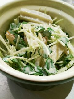 節約☆ちくわとかいわれのマヨぽん和え-レシピのメイン写真