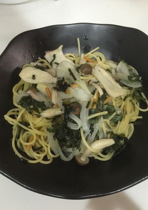 きのこパスタお茶漬けの素-レシピのメイン写真