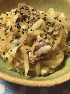 鯖の味噌煮缶炒め-レシピのメイン写真