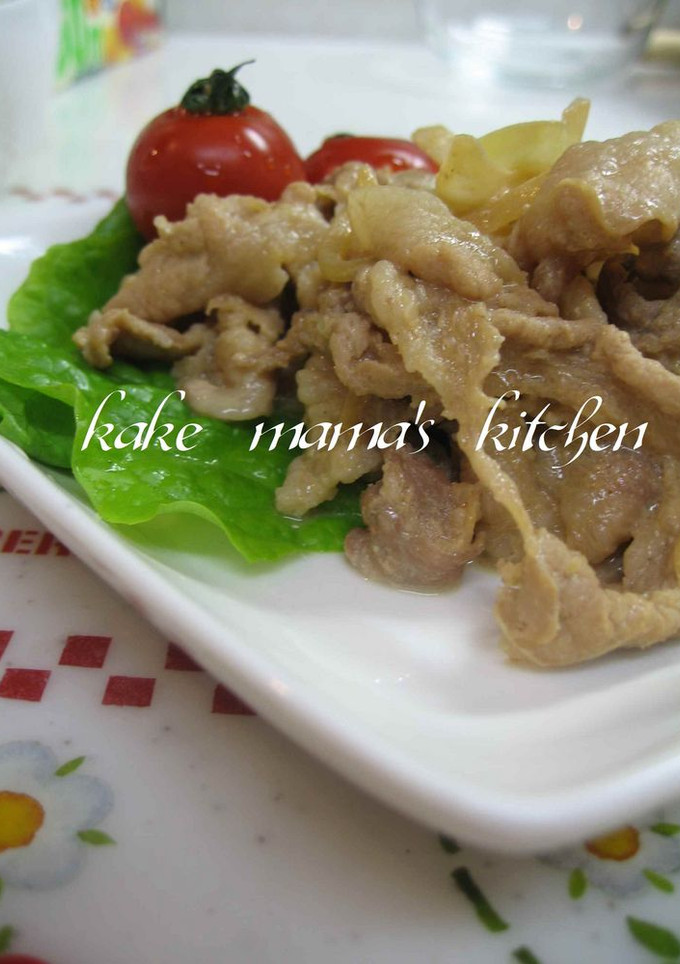 豚しょうが焼き♥♡マヨ風味-レシピのメイン写真