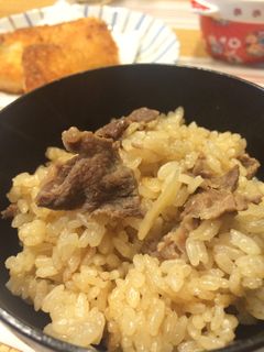 生姜と牛肉の炊き込みご飯-レシピのメイン写真