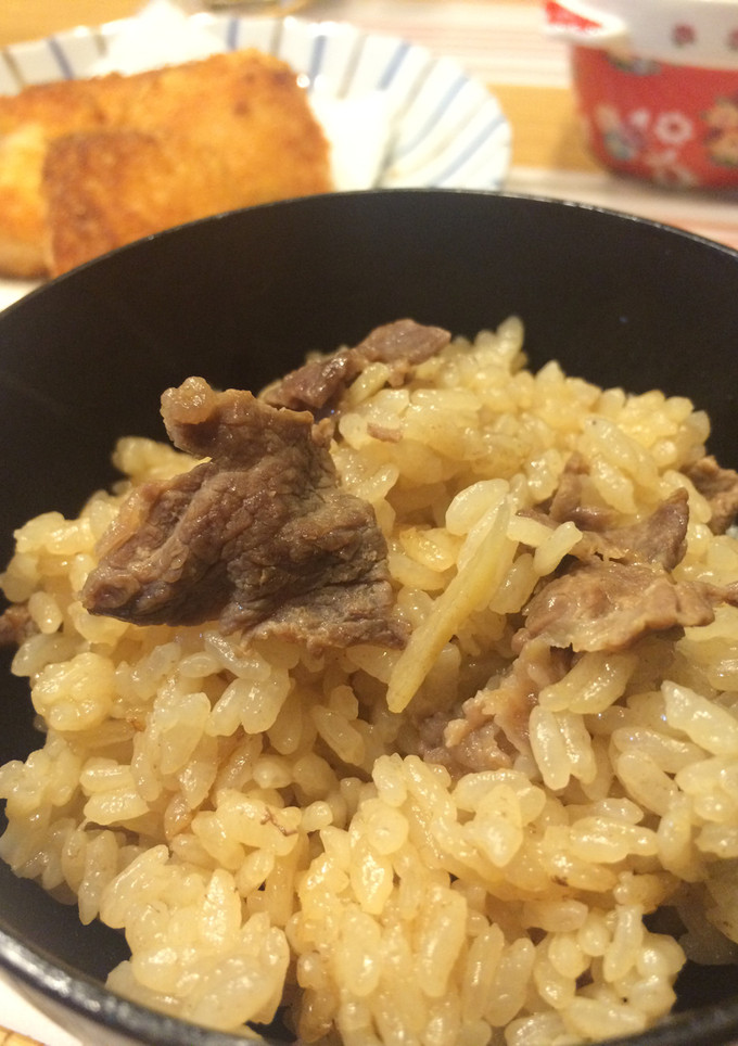 生姜と牛肉の炊き込みご飯-レシピのメイン写真