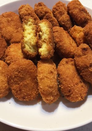 豆腐とおからのかぼちゃコロッケ☆簡単節約-レシピのメイン写真