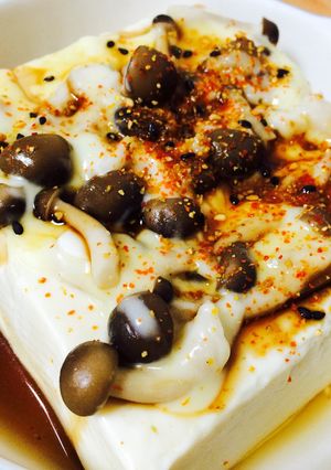3分チンで完成☆チーズしめじ豆腐-レシピのメイン写真