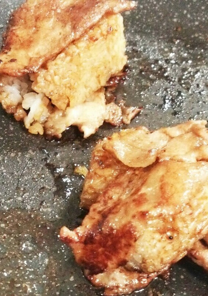 冷凍食品で時短☆肉巻きおにぎり風!!-レシピのメイン写真
