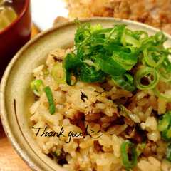 รูปของ 簡単！秋刀魚の炊き込みご飯♡
