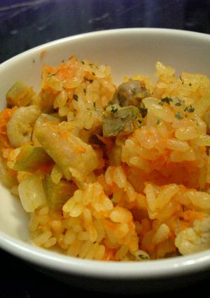具だくさん！にんじんdeチキンライス-レシピのメイン写真