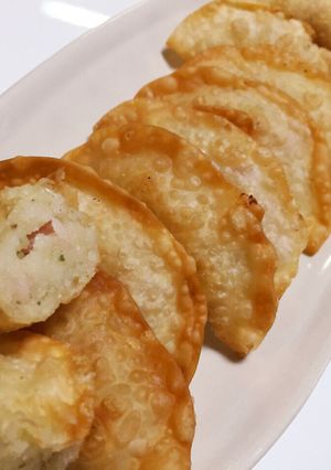 超美味！超簡単！ジャーマンポテト餃子-レシピのメイン写真