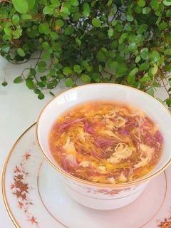 食用菊のかきたま汁 -レシピのメイン写真