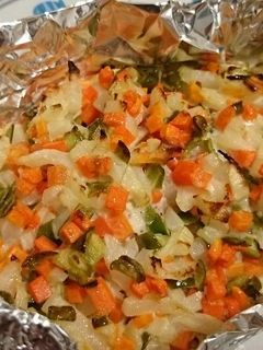 サーモンの野菜マヨネーズ焼き-レシピのメイン写真