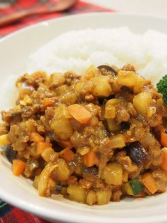 ヘルシー!大豆のお肉のベジドライカレー-レシピのメイン写真
