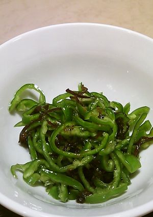 ピーマン塩昆布ナムル-レシピのメイン写真