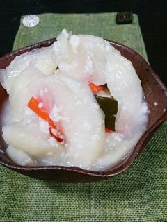 大根のべったら漬け(がっくら漬け)-レシピのメイン写真
