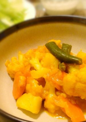 とっても簡単☆インド風ベジタブルカレー-レシピのメイン写真