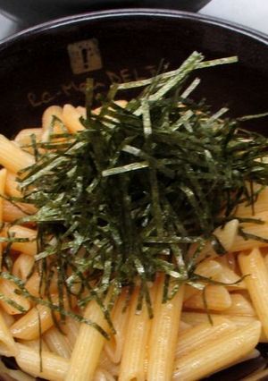 海苔明太子パスタ（お手軽ランチ）-レシピのメイン写真