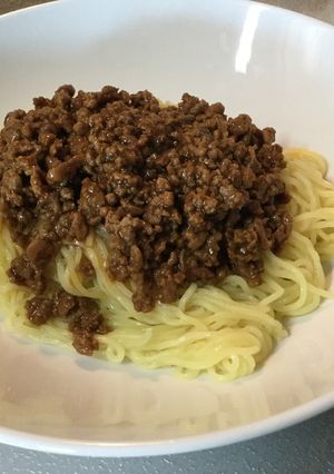 余ったそぼろ肉でジャージャー麺-レシピのメイン写真