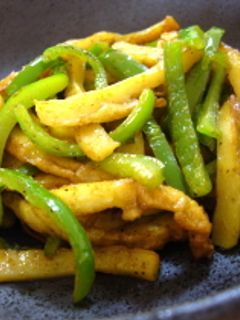 ちくわとピーマンのカレーきんぴら風-レシピのメイン写真