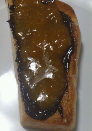 チョコクリーム自家製ミカンジャムトースト-レシピのメイン写真