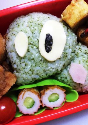 ポケモン キャラ弁☆簡単プニちゃん弁当-レシピのメイン写真