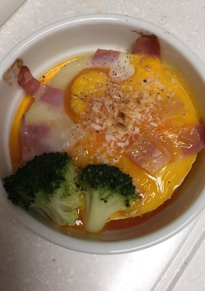 タマゴとベーコンのココットカマン-レシピのメイン写真
