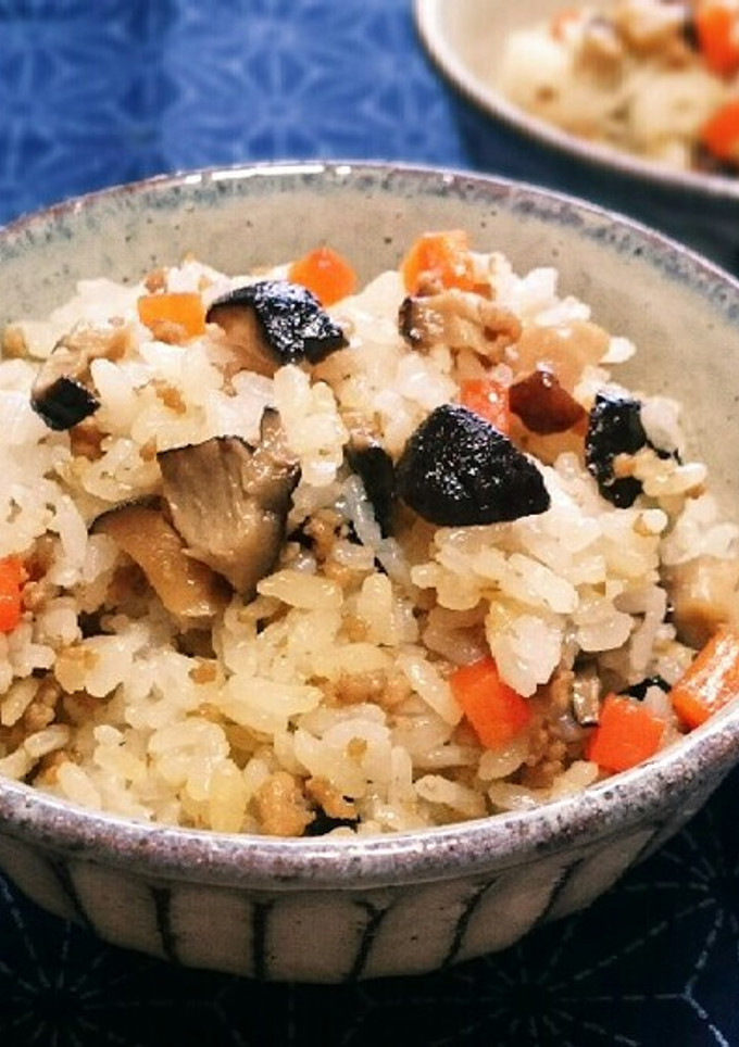 冷凍しいたけで《しいたけの混ぜご飯》-レシピのメイン写真