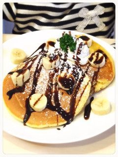 バナナチョコパンケーキ-レシピのメイン写真