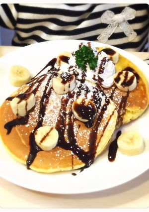 バナナチョコパンケーキ-レシピのメイン写真