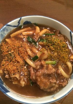 京風カレーうどん-レシピのメイン写真