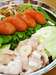 ピリ旨!めんたいモツ鍋-レシピのメイン写真