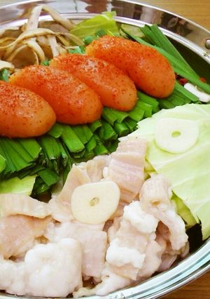 ピリ旨！めんたいモツ鍋-レシピのメイン写真